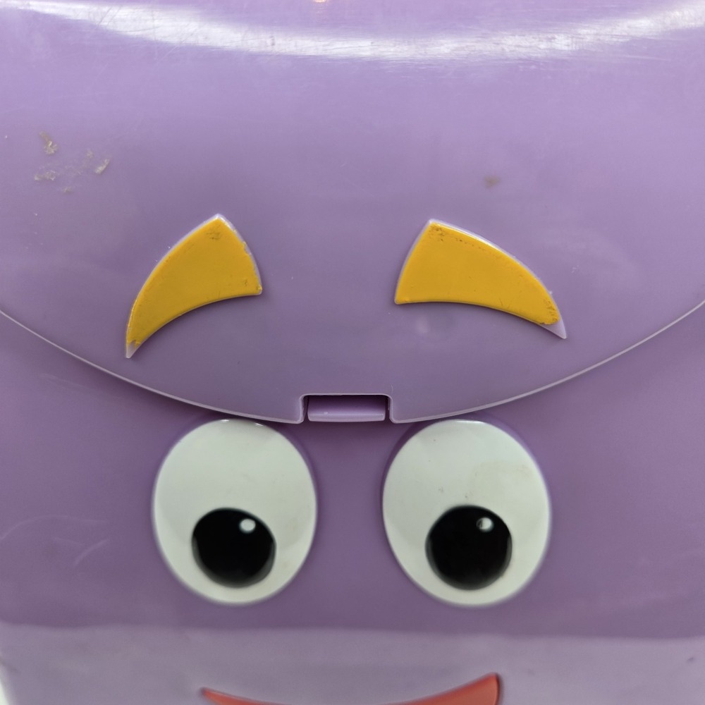 Dora The Explorer Talking Purple‎ Plastic Backpack 2004 Not Working - Picture 3 of 8